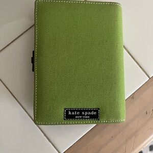 Kate Spade Green Canvas Address Book 90s / Y2K